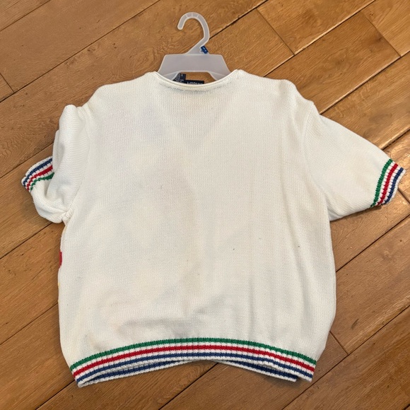 Vintage Liz Sport Colorful Argyle Cardigan Sweater - Picture 6 of 6